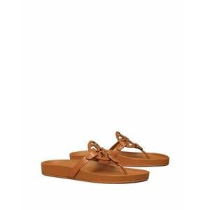 NEW TORY BURCH women's miller cloud sandals in bourbon miele